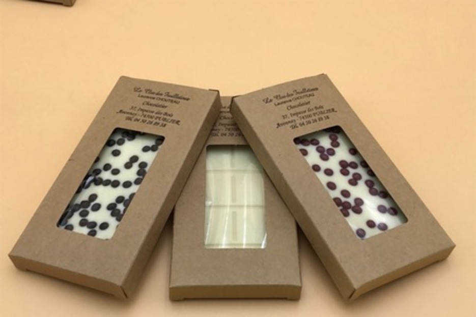 Tablettes de chocolat blanc Tablettes de chocolat blanc