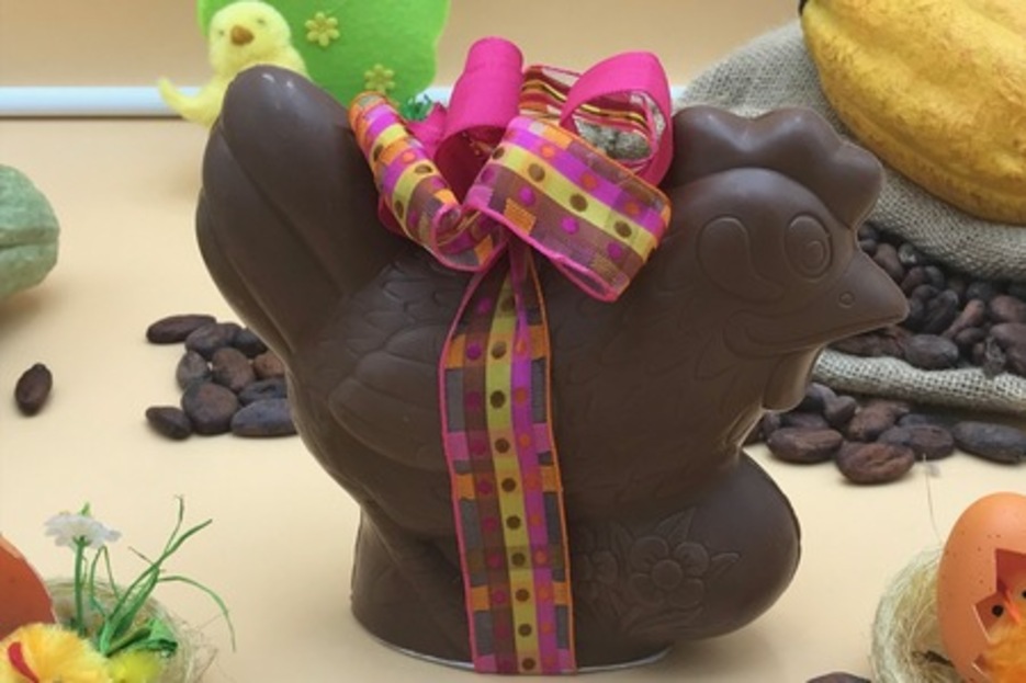 Poule sur le nid Poule sur le nid